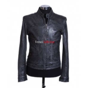 Christopher Grey Men's New Fitted Style Casual Real Sheep Leather Fashion Jacket